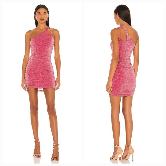 Superdown Jayden Mini Dress in Berry Large - Picture 1 of 9